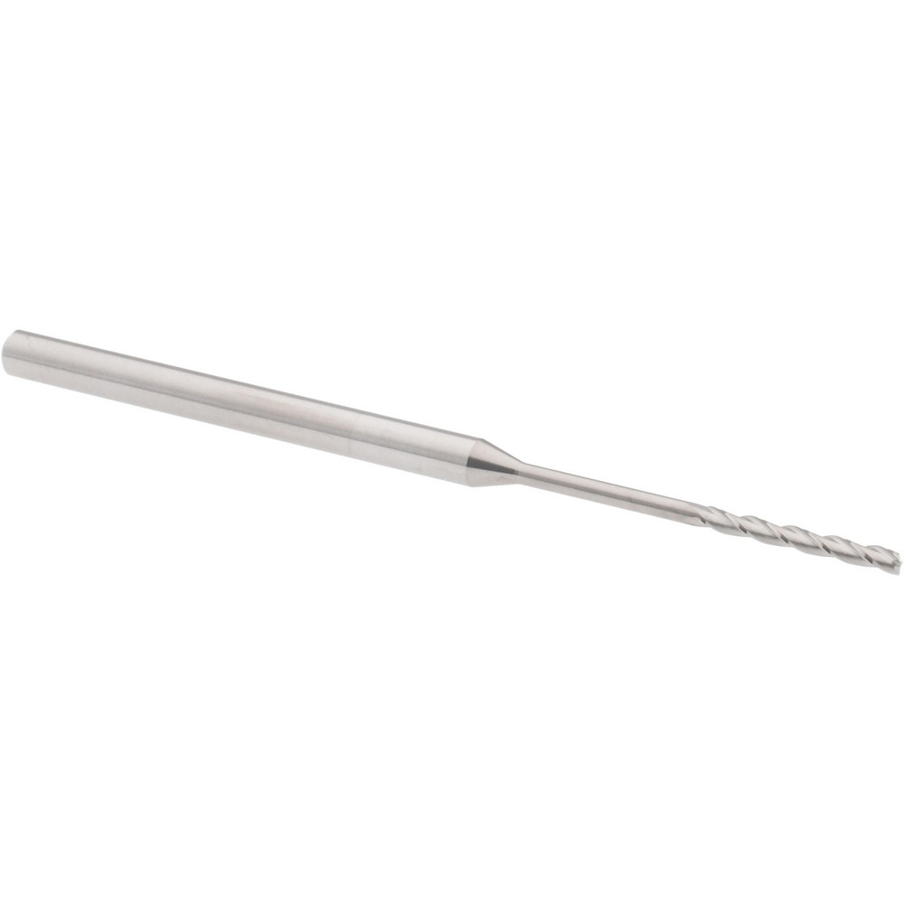 Accupro 14797228 Square End Mill: 1/16 Dia, 1/2 LOC, 1/8 Shank Dia, 2-1/2 OAL, 3 Flutes, Solid Carbide Image