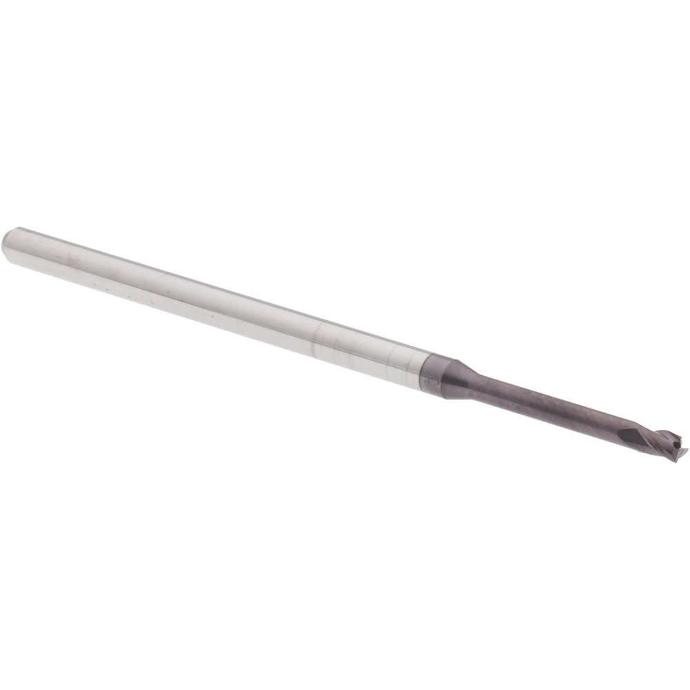 Accupro 14797270 Square End Mill: 0.085 Dia, 0.127 LOC, 1/8 Shank Dia, 2-1/2 OAL, 3 Flutes, Solid Carbide Image