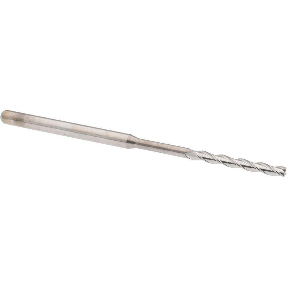 Accupro 14797275 Square End Mill: 3/32 Dia, 3/4 LOC, 1/8 Shank Dia, 2-1/2 OAL, 3 Flutes, Solid Carbide Image