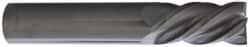 Accupro 12176978 Square End Mill: 1/2 Dia, 1 LOC, 1/2 Shank Dia, 3 OAL, 4 Flutes, Solid Carbide 