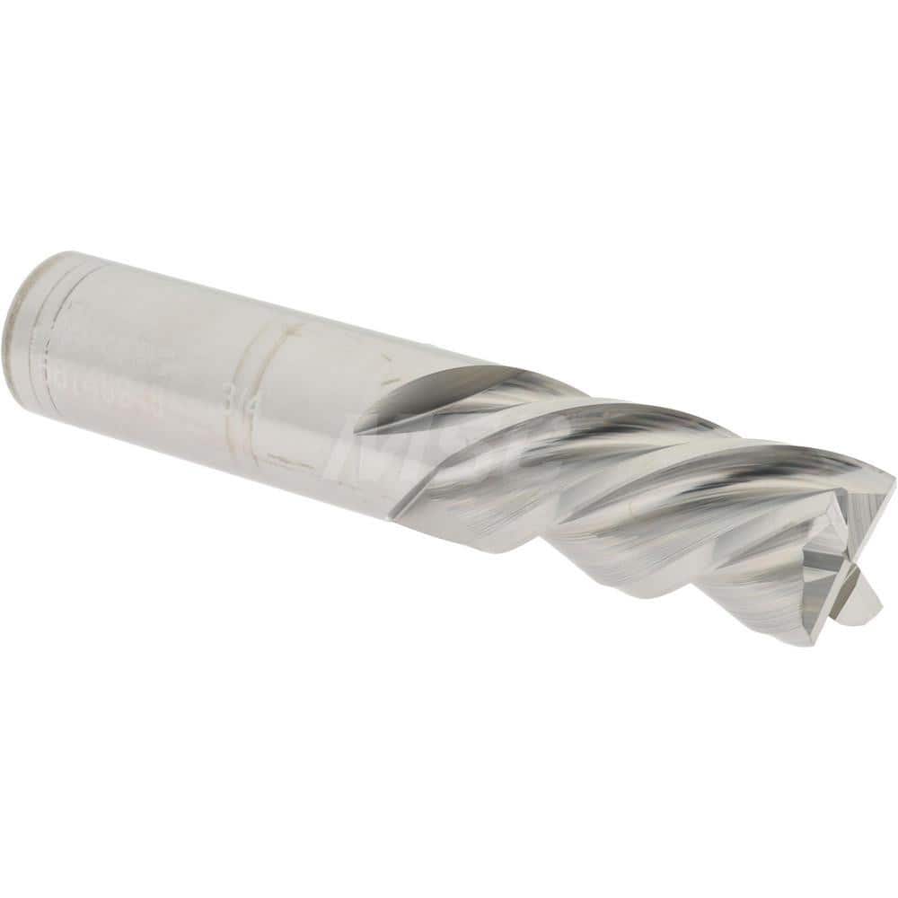 Accupro 12176982 Square End Mill: 3/4 Dia, 1-1/2 LOC, 3/4 Shank Dia, 4 OAL, 4 Flutes, Solid Carbide 