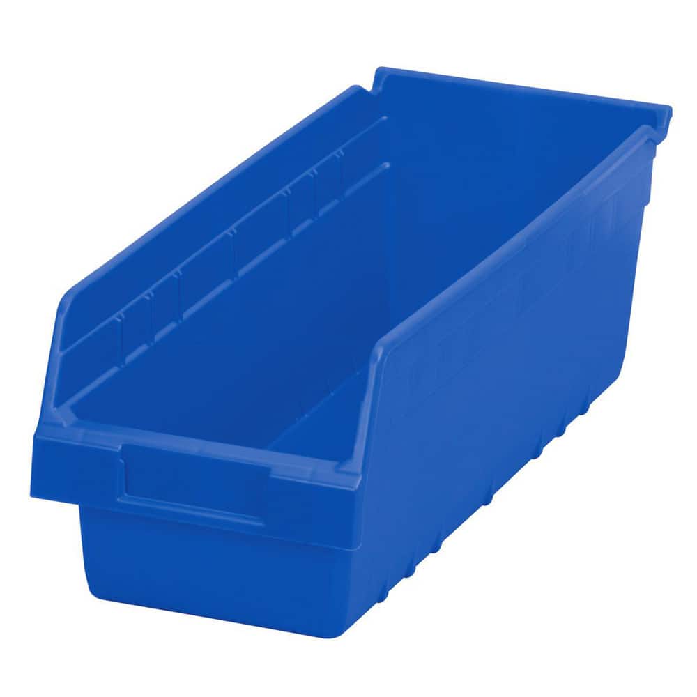 AKRO-MILS 30098blue Plastic Hopper Shelf Bin: Blue 