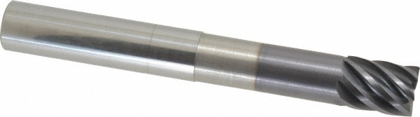 Accupro 12178726 Corner Radius End Mill: 3/4" Dia, 1" LOC, 0.03" Radius, 7 Flutes, Solid Carbide Image