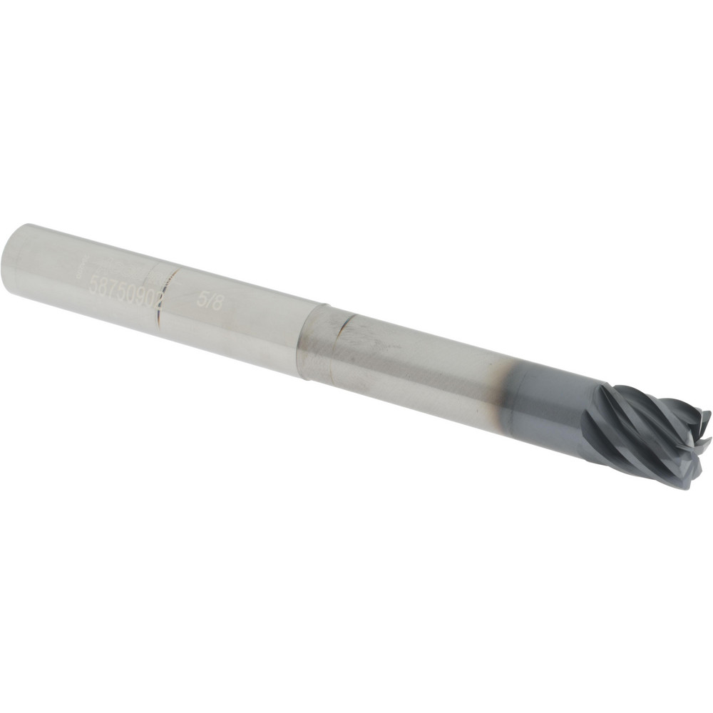 Accupro 12178723 Corner Radius End Mill: 5/8" Dia, 3/4" LOC, 0.03" Radius, 7 Flutes, Solid Carbide Image