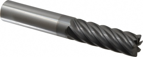 Accupro 12180856 Corner Radius End Mill: 3/4" Dia, 2-1/4" LOC, 0.03" Radius, 7 Flutes, Solid Carbide Image