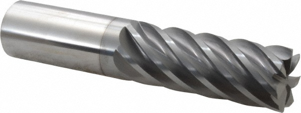 Accupro 12180858 Corner Radius End Mill: 1" Dia, 2-5/8" LOC, 0.03" Radius, 7 Flutes, Solid Carbide Image