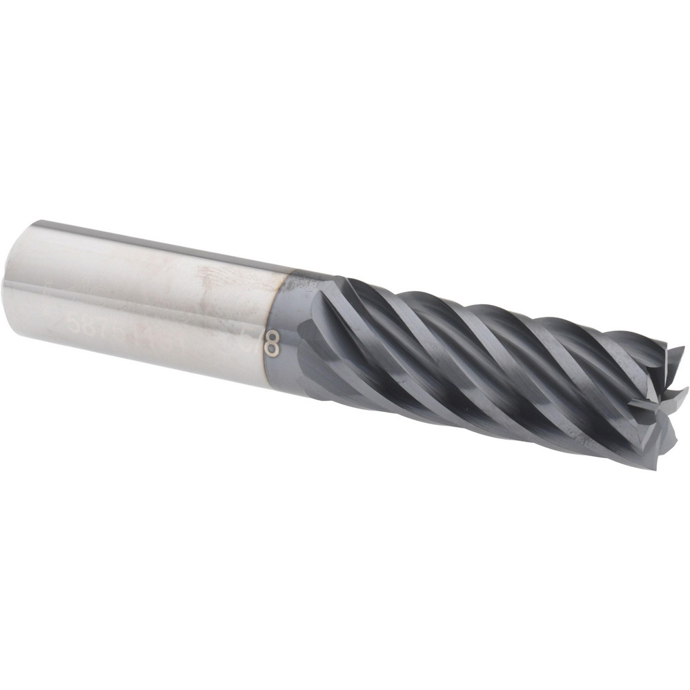 Accupro 12178697 Square End Mill: 5/8 Dia, 1-5/8 LOC, 5/8 Shank Dia, 3-1/2 OAL, 7 Flutes, Solid Carbide Image