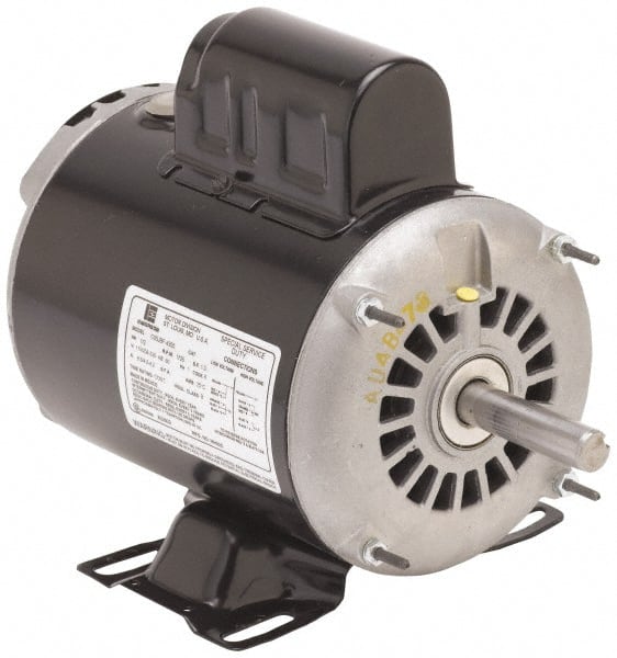 US MOTORS D10C1K21 Single Phase Permanent Split Capacitor (PSC) AC Motor: ODP Enclosure 