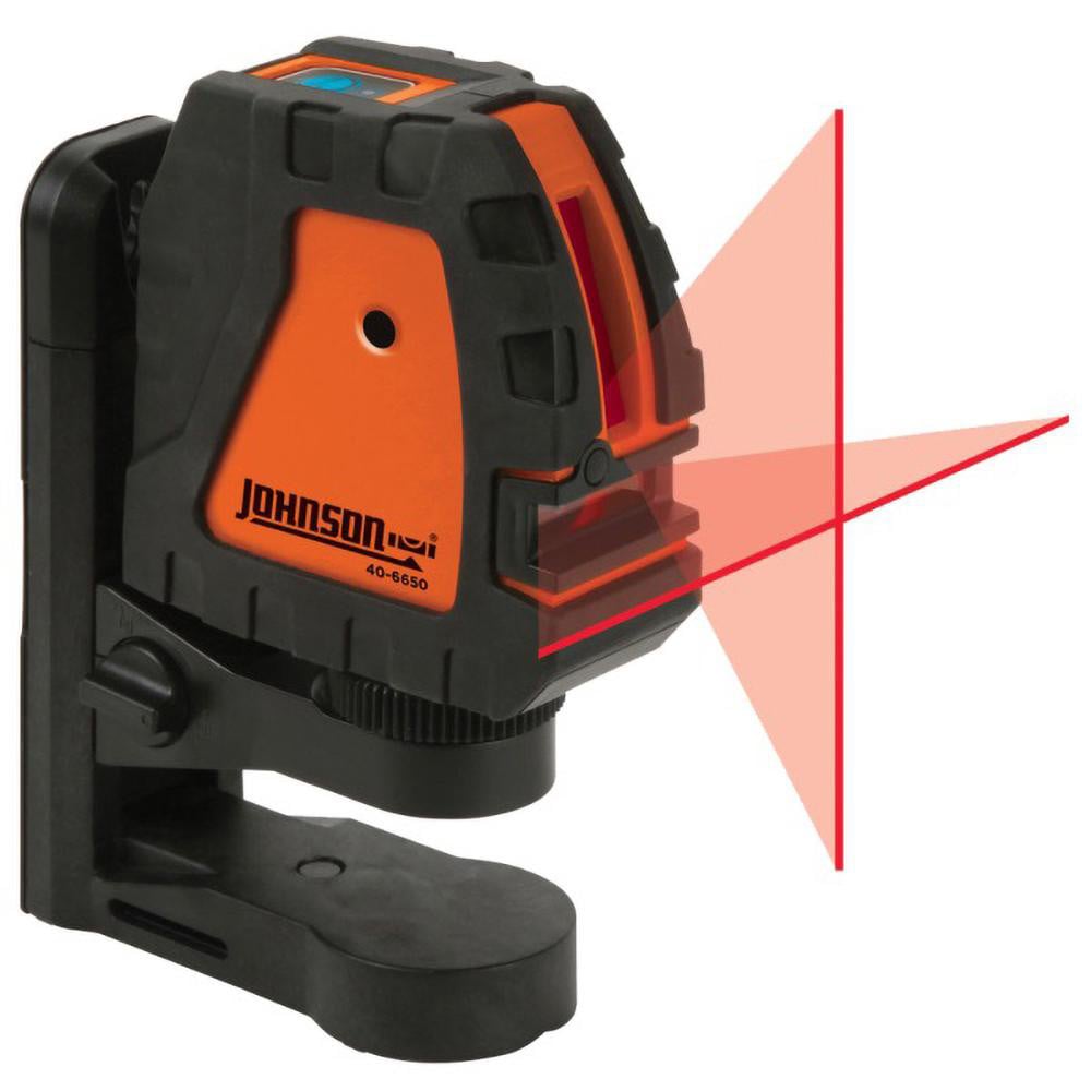 Self Leveling Cross Line Laser Level: 2 Beams, Class II, Red Beam