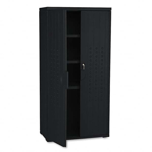 Locking Storage Cabinet: 33" Wide, 18" Deep, 66" High