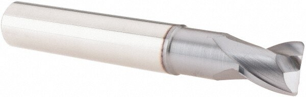 Corner Radius End Mill: 1/2" Dia, 1/2" LOC, 0.04" Radius, 2 Flutes, Solid Carbide