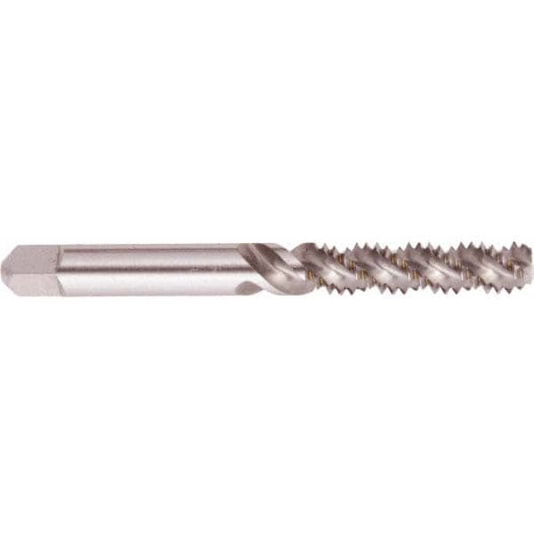 Regal Cutting Tools 007318AS #10-24 UNC, 3 Flute, 50° Helix, Bottoming Chamfer, Bright Finish, High Speed Steel Spiral Flute STI Tap Image