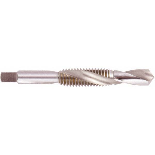 Combination Drill Tap: 3/4-10, H3, 4 Flutes, High Speed Steel