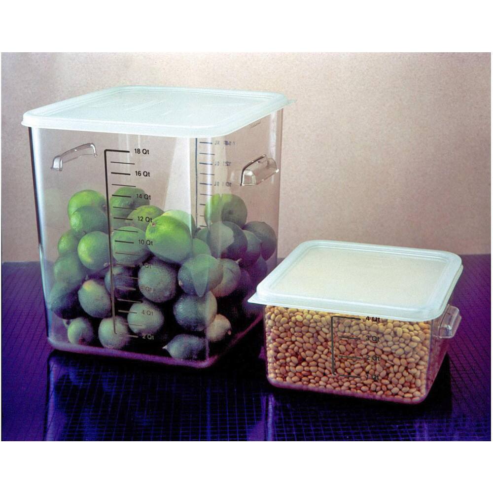Rubbermaid® Square Food Storage Container - Clear, 2 pk - Baker's