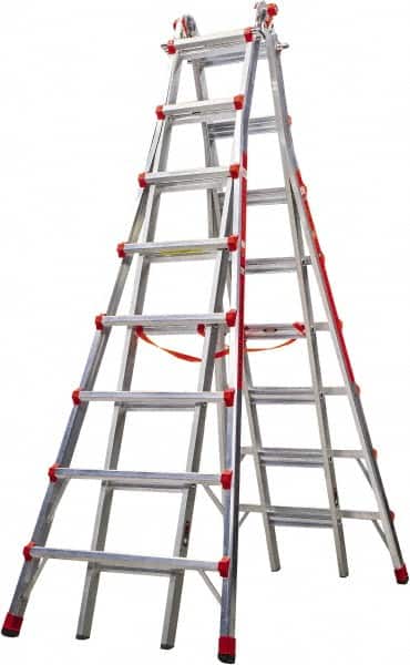 15-Step Ladder: Aluminum, Type IA, 15' OAH