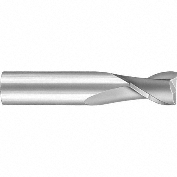 SGS Square End Mill 1/8" Dia, 1/4" LOC, 2 Flute, Solid Carbide MSC