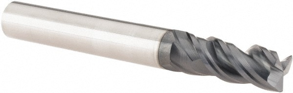 SGS 33348 Corner Radius End Mill: 5/16" Dia, 13/16" LOC, 0.02" Radius, 3 Flutes, Solid Carbide Image