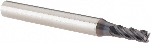 SGS 46852 Corner Radius End Mill: 0.1575" Dia, 0.4331" LOC, 0.0118" Radius, 4 Flutes, Solid Carbide Image