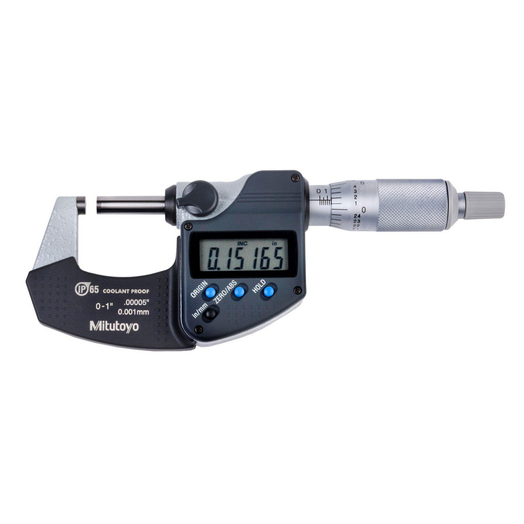 M.I② Mitutoyo - Electronic Outside Micrometer: 0 to 1
