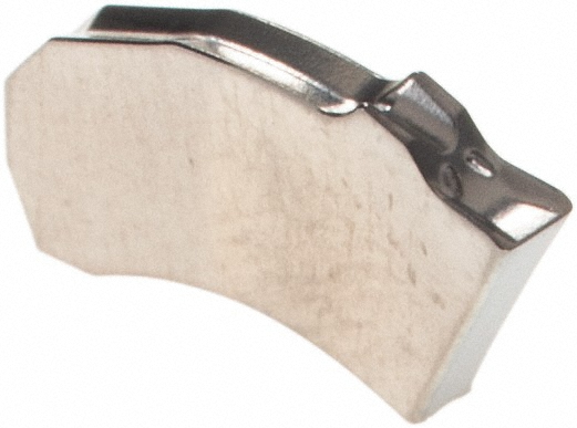 Walter Cutoff Insert: SX-2E200N02-CE4 WSM33S, Carbide, 2.00 mm Cutting Width, 0.0787" Cutting Width - Neutral Lead Angle, Series Tiger-tec Silver |