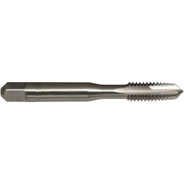 Spiral Point Tap: M6 x 1, Metric, 3 Flutes, Plug, 6H, High Speed Steel, Bright Finish