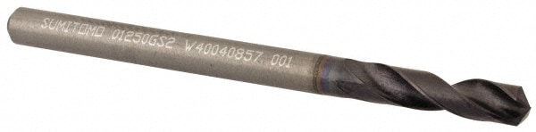 Sumitomo U101016 Screw Machine Length Drill Bit: 0.125" Dia, 135 °, Solid Carbide Image