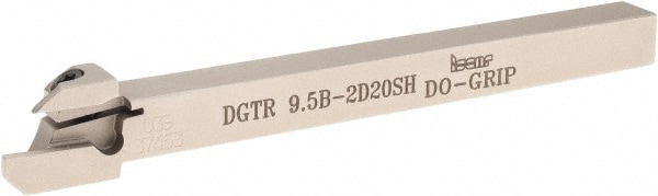 Iscar 2301527 0.395" Max Depth, 0.075" to 0.098" Width, External Right Hand Indexable Grooving/Cutoff Toolholder Image