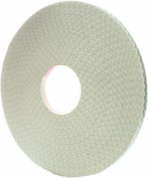 3M - Off-White Double-Sided Polyethylene Foam Tape: 1/2