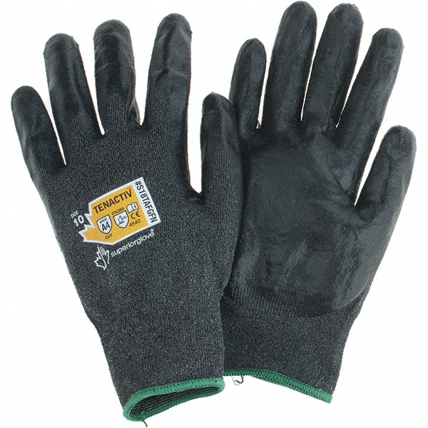 Value Collection S18TAFGFN0 Cut, Puncture & Abrasive-Resistant Gloves: Size XL, ANSI Cut A4, ANSI Puncture 4, Nitrile, Synthetic Image