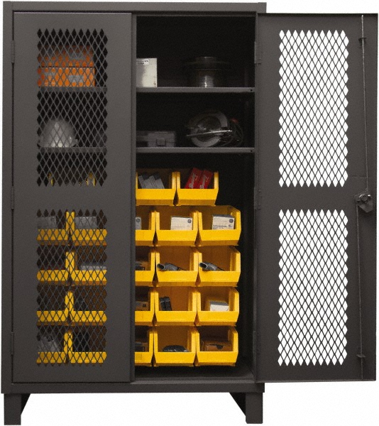 Durham Bin Flush Door Lockable Storage & Welded Steel Storage