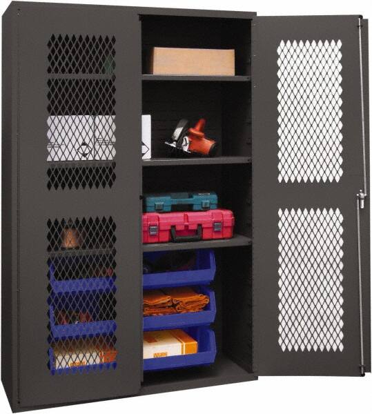 Durham 3 Shelf 6 Bin Storage Cabinet 59114587 Msc Industrial