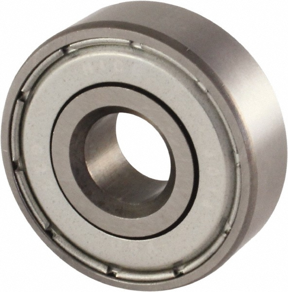 Deep Groove Ball Bearing: 0.5" Bore Dia, Double Shield