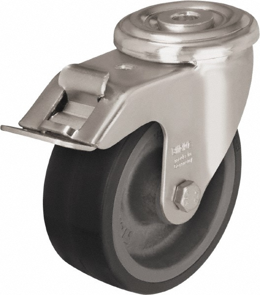 Blickle Hollow Kingpin Caster Swivel, 4" Wheel Dia, 19/16" Wheel