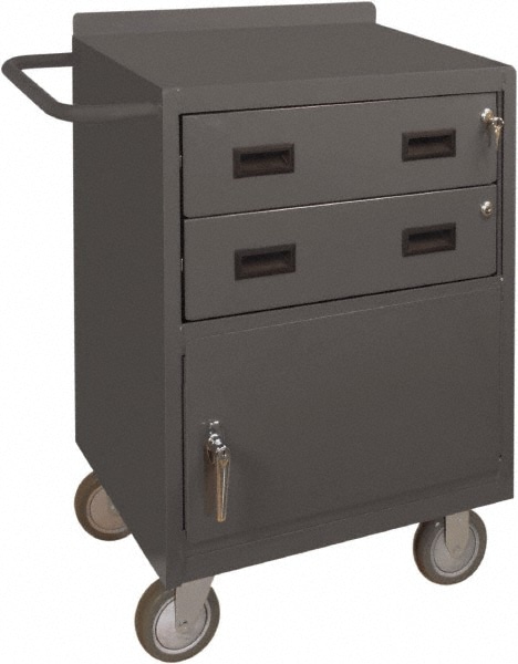 Durham 2201-95 Mobile Utility Cart: Steel, Gray Image