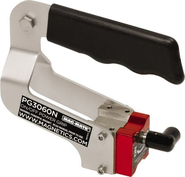 Mag-Mate PG3060N Lifting Magnet: 60 lb Limit, Locking On & Off Handle 