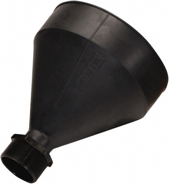 9-3/16" High x 7-1/2" Diam, Polyethylene, Drum Funnel