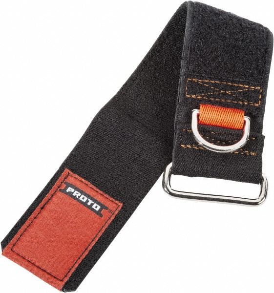 Tool Holding Accessories: Load Capacity: 6 lb; For Use With: Wrist strap for hand tools - D-Ring Connection, 13" Extended Length, Black