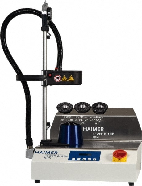 HAIMER PC104-I01-C00-E Shrink-Fit Machines; Type: Power Clamp ; Compatible Tool Material: Carbide & High Speed Steel ; Shrinking Diameter Range with First Coil (mm): 3.00-16.00 ; Shrinking Diameter Range with First Coil (Inch): 1/8 - 5/8 ; Voltage: 380 to 480 V; 380 to 480 V 