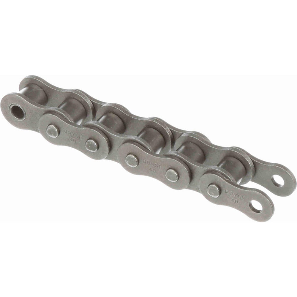 Morse 40R 10FT BOX Roller Chain: Standard Riveted, 1/2" Pitch, 40 Trade, 10 Long, 1 Strand 