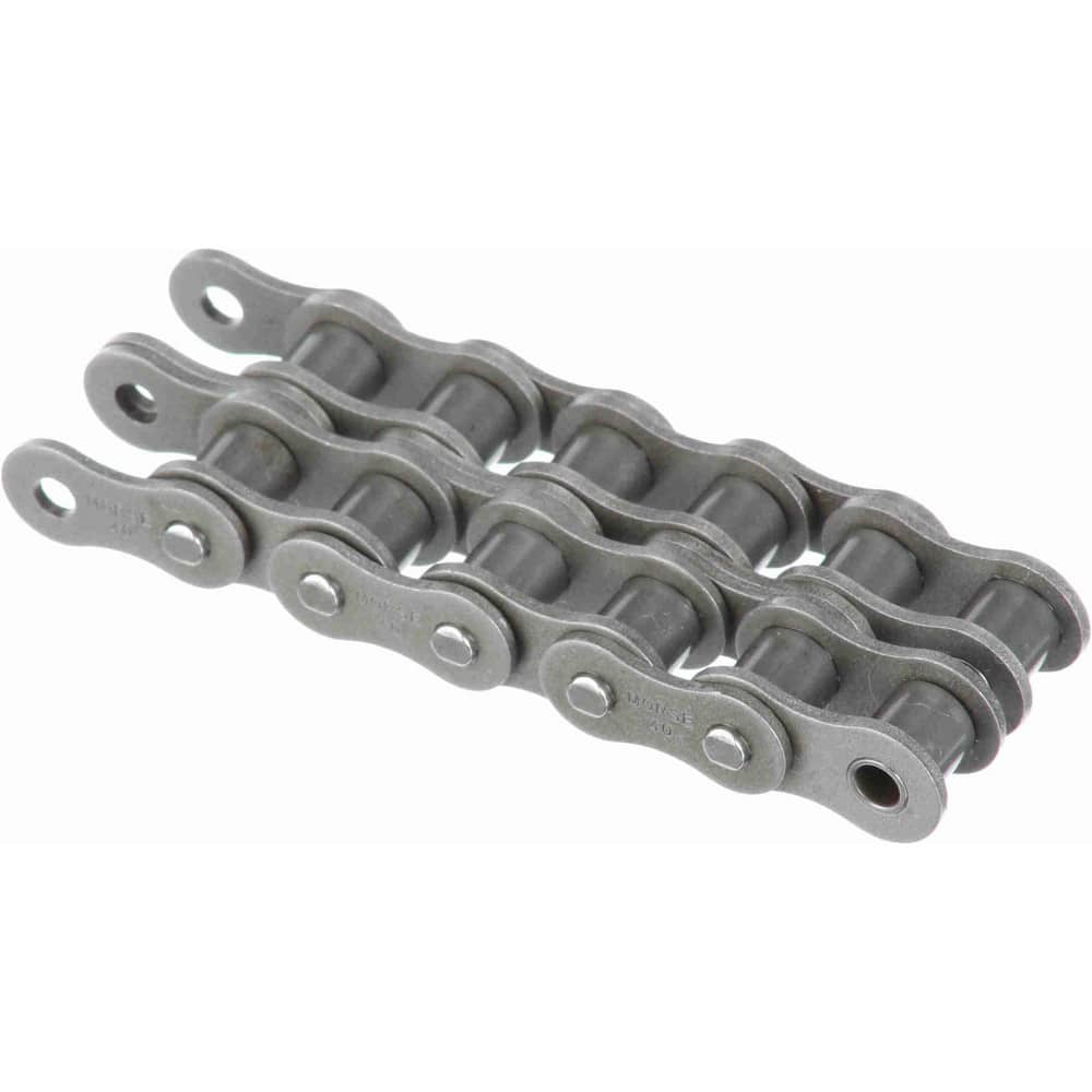 Morse 40-2R 10FT BOX Roller Chain: Standard Riveted, 1/2" Pitch, 40-2 Trade, 10 Long, 2 Strand 