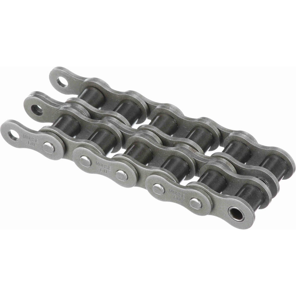 Morse 60-2R 10FT BOX Roller Chain: Standard Riveted, 3/4" Pitch, 60-2 Trade, 10 Long, 2 Strand Image