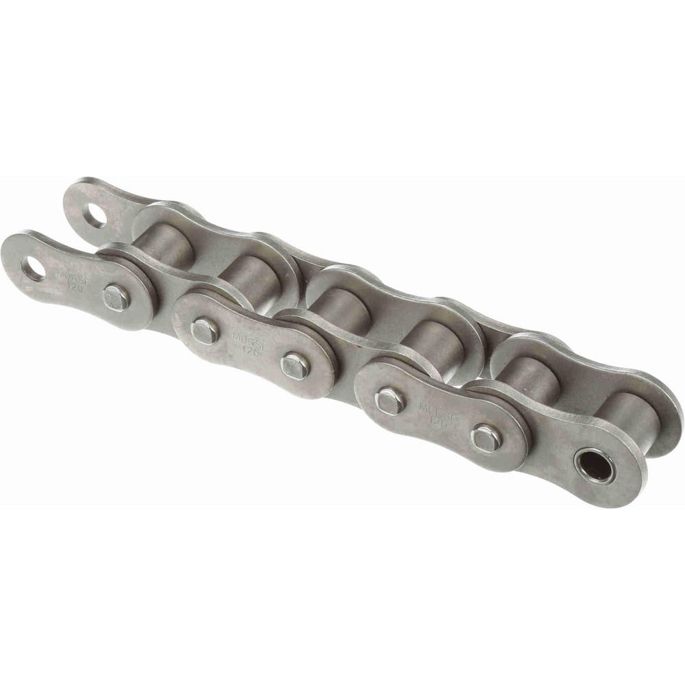 Morse 120R 10FT BOX Roller Chain: Standard Riveted, 1-1/2" Pitch, 120 Trade, 10 Long, 1 Strand 