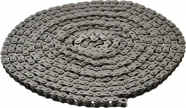 Morse 25R 10 FT Roller Chain: 1/4" Pitch, 25 Trade, 10 Long 