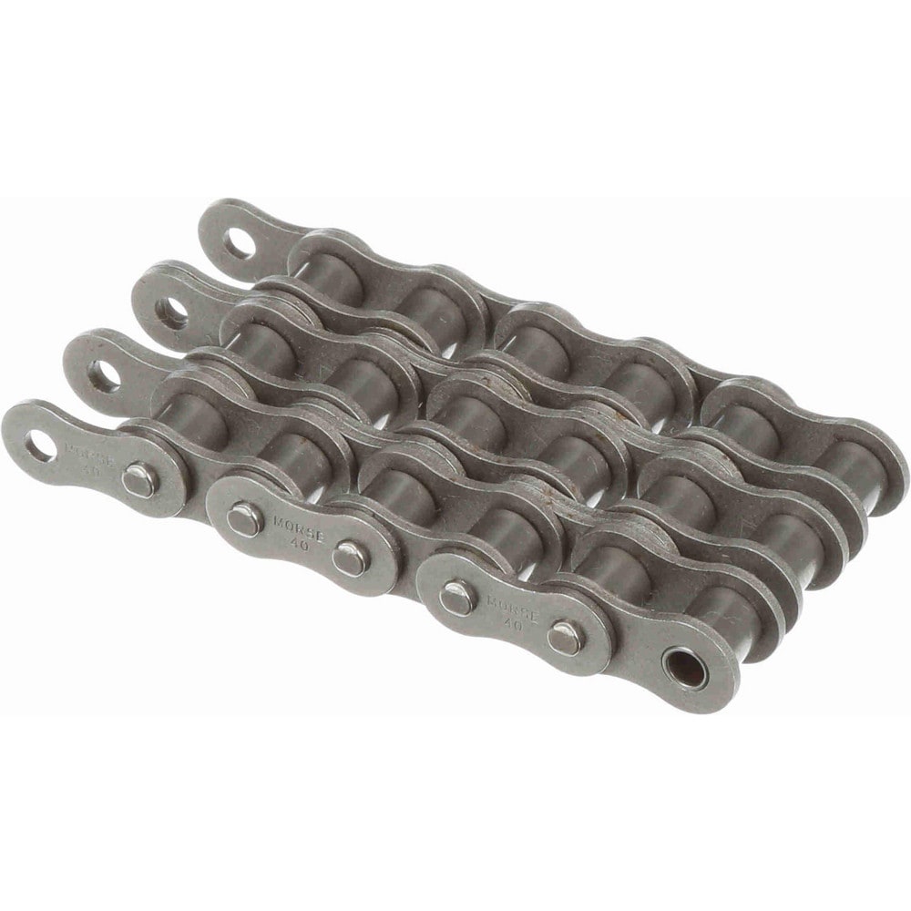 Morse 40-3R 10FT BOX Roller Chain: Standard Riveted, 1/2" Pitch, 40-3 Trade, 10 Long, 3 Strand Image