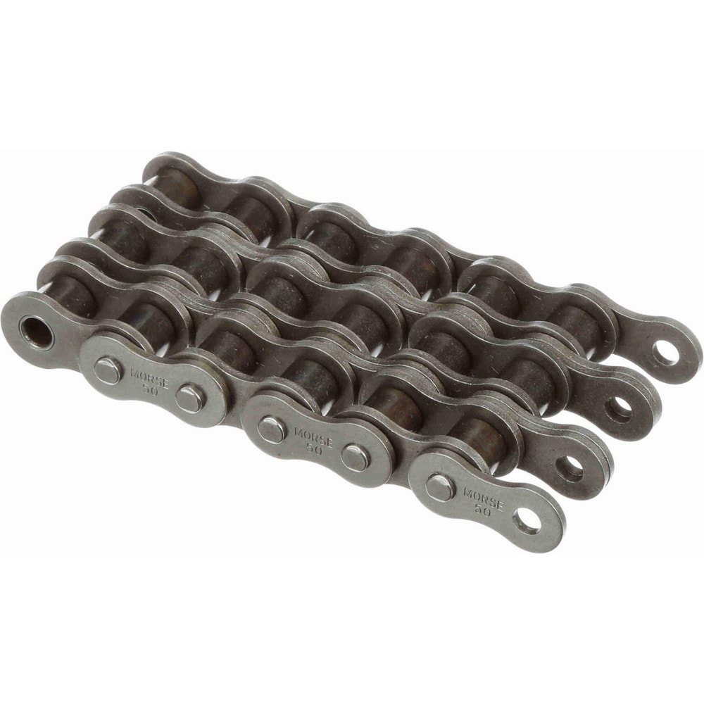 Morse 50-3R 10FT BOX Roller Chain: Standard Riveted, 5/8" Pitch, 50-3 Trade, 10 Long, 3 Strand Image