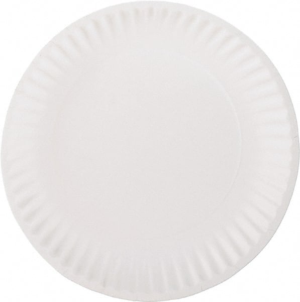 SOLO® Bare Eco-Forward Clay-Coated Mediumweight Paper Plate, 9 dia, White,  125/Pack, 4 Packs/Carton