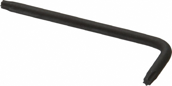 Torx Key: L-Handle, T9, 1-7/8" OAL, Alloy Steel