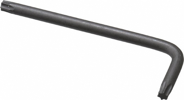 Torx Key: L-Handle, T15, 2-1/8" OAL, Alloy Steel