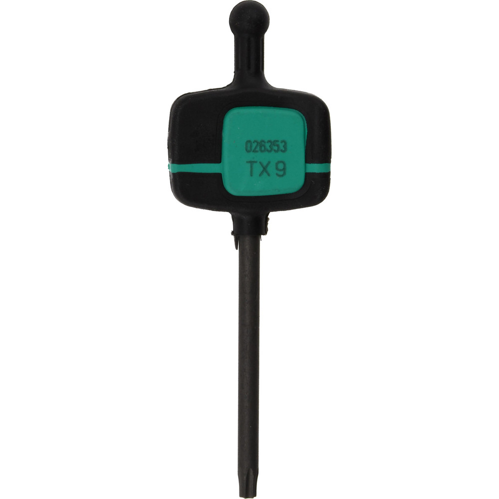 Torx Key: Flag Handle, T9, Alloy Steel