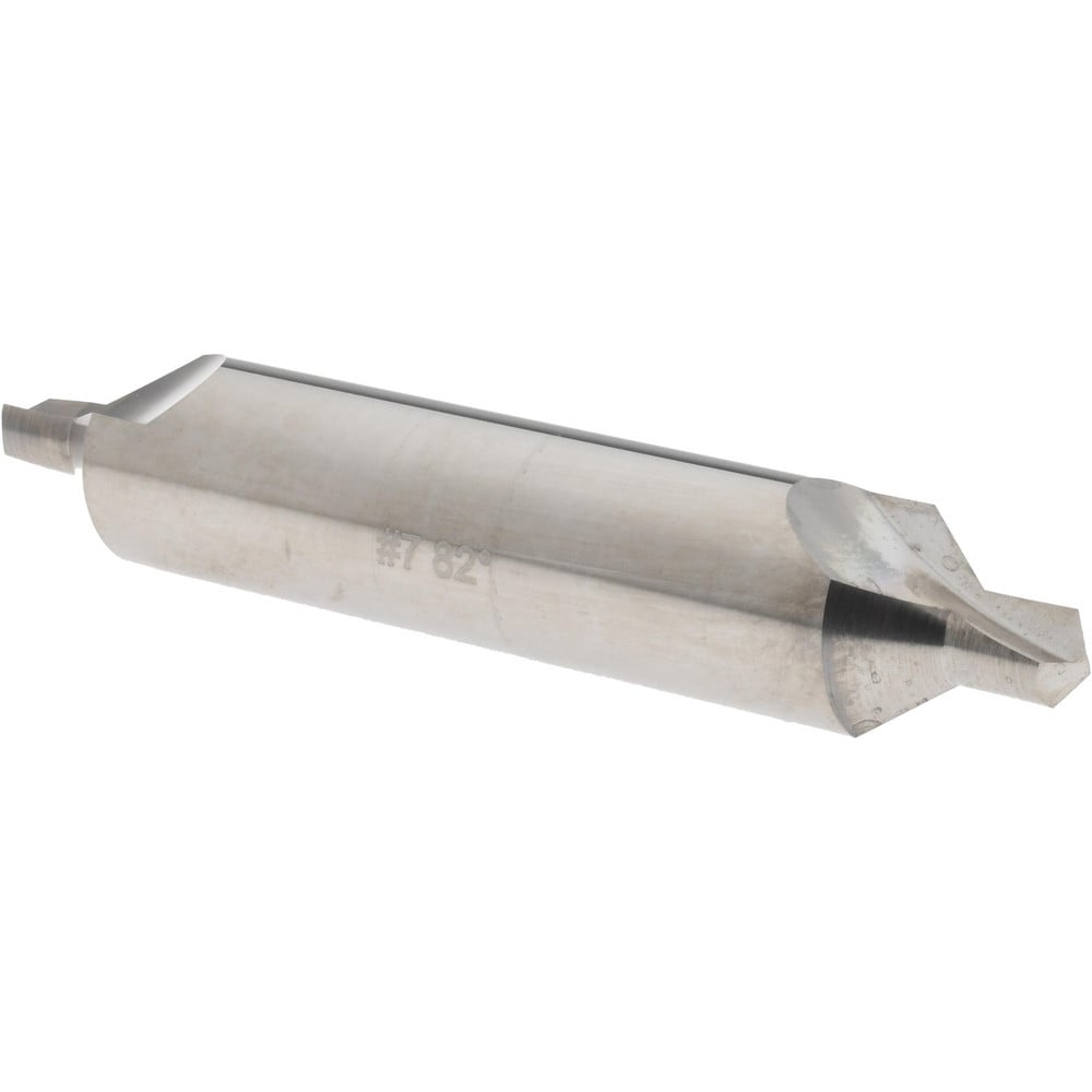 Combo Drill & Countersink: #7, 5/8" Body Dia, 1180, Solid Carbide